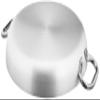 Pentole Agnelli Professional Aluminium Anti - Adherent 3 Mm. Platinum Omelette Pan 3 Mm. With 2 Handles, Diameter 32 Cm. view 4