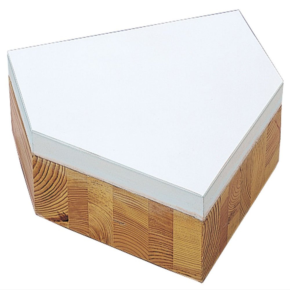 ZETT ZBV89A Home Plate with Wooden Base for General Use