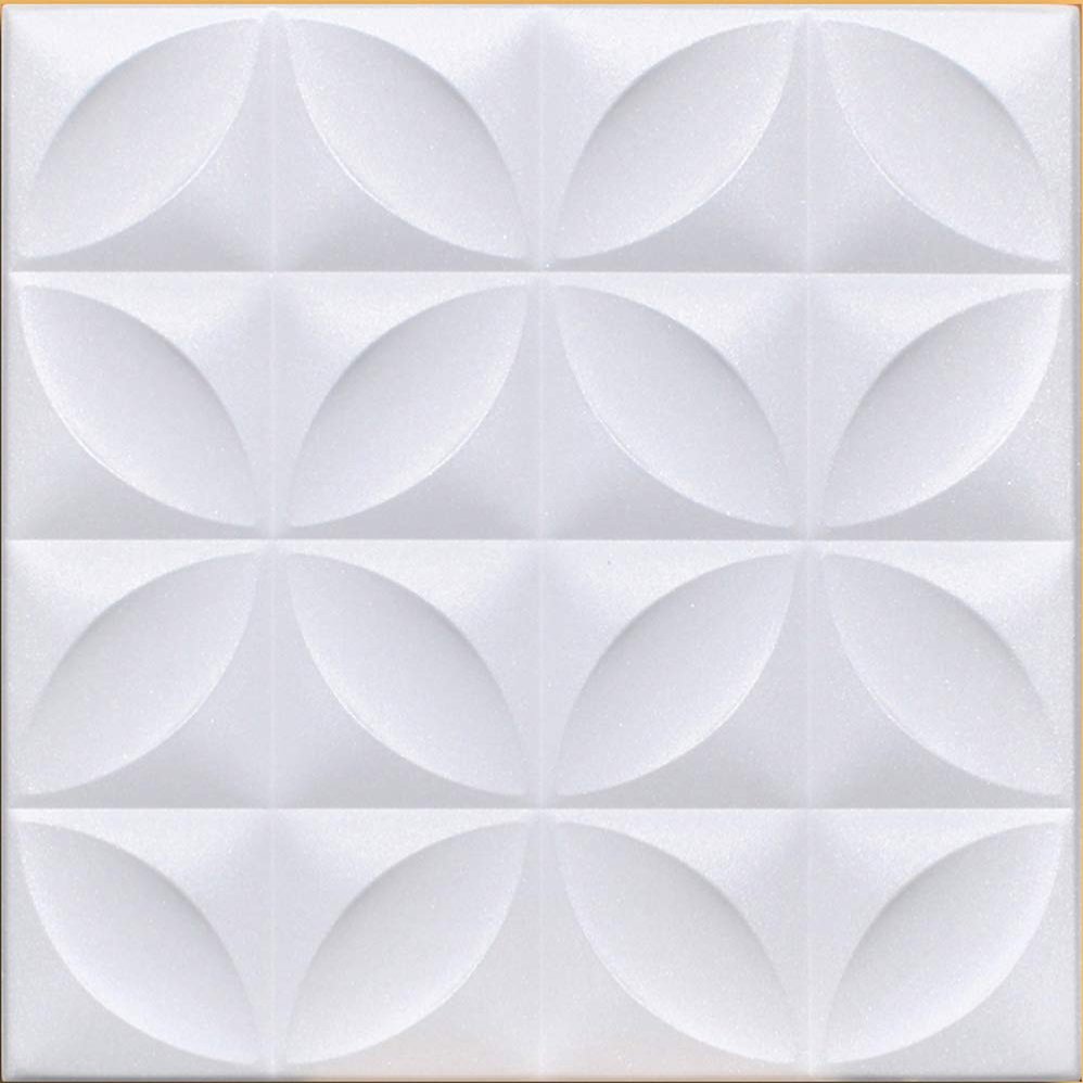 50pc of Closter White (20"x20" styrofoam) Ceiling Tiles - Covers About 135sqft