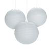 Fun Express - White Hanging Paper Lanterns for Party - Party Decor - Hanging Decor - Lanterns - Party - 6 Pieces view 1