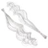 24-28" Silver Sparkle Curly Ting Ting Branch view 1