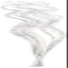 24-28" Silver Sparkle Curly Ting Ting Branch view 2