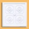 24"x24" Pattaya Ceiling Tiles - PVC for Drop-in or Glue-up/Nail up Ceiling (White) view 1