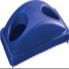 Carlisle 342027REC14 - Trimline Bottle and Can Recycling Lid for Wallhugger Containers view 2