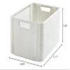 Curver Style 205851 Storage Box Rattan-Look Second Generation Polypropylene Large view 3