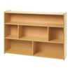 Children's Factory Value Line 3 Shelf Storage, 48" L x 36" H, Kids Bookshelf, Nursery Book Shelves for Classrooms, Playrooms, and Montessori Schools, Natural view 1