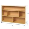 Children's Factory Value Line 3 Shelf Storage, 48" L x 36" H, Kids Bookshelf, Nursery Book Shelves for Classrooms, Playrooms, and Montessori Schools, Natural view 2
