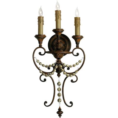 Cyan Design Meriel Three Light Wall Mounts & Sconces, 3 Large/Tall Bracket