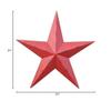 24 Inch Rustic Radiant Red Star Made with Galvanized Metal to Prevent Rusting. Amish Hand Made Your Source for Heavy Duty Metal Tin Barn Stars and Primitive Style Stars for Your Country Crafts and Home and Garden Decor. American Handcrafted - Made in view 2
