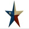 24 Inch Solid Texas Flag Barn Star Made with Galvanized Metal to Prevent Rusting. American Handcrafted - Made in the USA! view 1