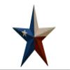 40 Inch Rustic Texas Flag Barn Star Made with Galvanized Metal to Prevent Rusting. Amish Hand Made Your Source for Heavy Duty Metal Tin Barn Stars and Primitive Style Stars for Your Country Crafts and Home and Garden Decor. American Handcrafted - Mad view 1