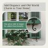 Renovators Supply Manufacturing Black Shutter Dogs 6.5 in. S Shaped Cast Aluminum Shutter Dogs with Mounting Hardware Pack of 12 view 4