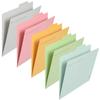 Plus 87-120 Individual Folders, Recycled Paper, A4-E, Blue, Green, Yellow, Pink, Gray view 1