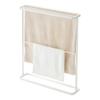 Yamazaki Home Tower Bath Towel Hanger - Bathroom Organizer Storage Holder Dry Rack, 30" - Steel - Holds Towels Up to 24.5" X 58" view 1