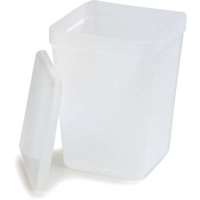 Carlisle Polypropylene Storage Container with Stainless Lid 2 Qt 38600CL
