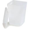 Carlisle Polypropylene Storage Container with Stainless Lid 2 Qt 38600CL view 1