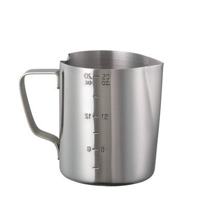Service Ideas FROTH206 Frothing Pitcher, 0.6 Liter Capacity, Stainless Steel with Brushed Finish (Case of 24)
