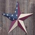 40 Inch Solid Old Glory Flag Star Made with Galvanized Metal to Prevent Rusting. American Handcrafted - Made in the USA!