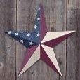 40 Inch Solid Old Glory Flag Star Made with Galvanized Metal to Prevent Rusting. American Handcrafted - Made in the USA!