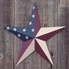 40 Inch Solid Old Glory Flag Star Made with Galvanized Metal to Prevent Rusting. American Handcrafted - Made in the USA! view 1