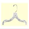 14" Plastic Child Hanger Clear With Zinc Hook - 100 Pcs - Kid Dress Hangers For Stores & Home Closet view 1