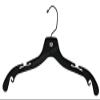 14" Plastic Child Hanger Clear With Zinc Hook - 100 Pcs - Kid Dress Hangers For Stores & Home Closet view 2
