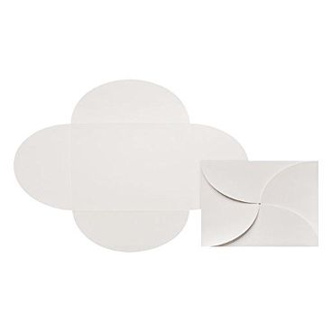 6 1/4 x 6 1/4 Petal Invitations - Natural (120 Qty.)