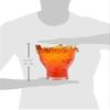 8.75 Inch RNUM-Inch Orange Glass Decorative Fruit Bowl view 2