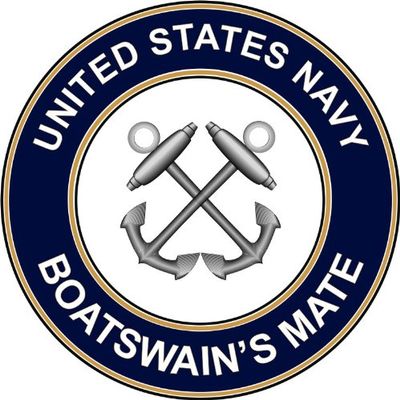 US Navy Boatswain's Mate 11.75" Decal