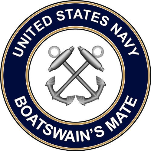 US Navy Boatswain's Mate 11.75" Decal