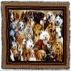 Pure Country Weavers Man's Best Friend Dog Collage Blanket by Elena Vladykina - Gift for Dog Lover - Tapestry Throw Woven from Cotton - Made in The USA (72x54) view 4