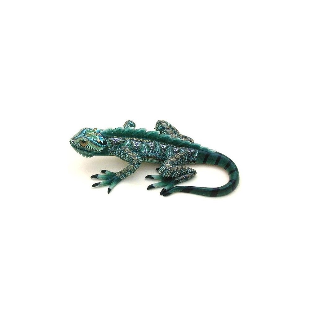 Fimocreations Fimo Iguana Mama FCFIM