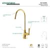 KINGSTON BRASS KS2192NML Magellan Cold Water Filtration Faucet, Polished Brass view 3