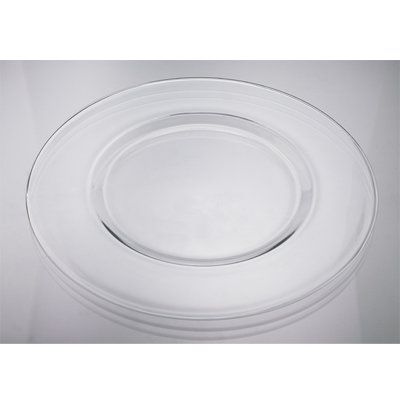13-1/2 Inch Glass Engraveable Charger Plate