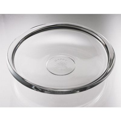 12-1/2 Inch Clear Glass Table Centerpiece