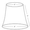 Urbanest Chandelier Lamp Shades 6-inch, Bell, Clip On, White (Set of 5) view 3