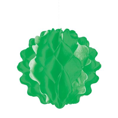 Creative Converting Honeycomb Tissue Ball, 8", Green