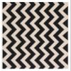 SAFAVIEH Washable Rug Outdoor Courtyard Collection - 6'7" x 9'6", Black & Beige, Non-Shedding & Easy Cleaning, Ideal for Patio, Backyard, Mudroom (CY6245-256) view 3