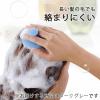 Shimomura 34337 Shampoo Brush, Silicone, Made in Japan, For Women, Men, Hair Cleaning, Scalp, Pores Massage, Men's, Women's, Scalp Brush, Dark Gray view 4