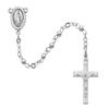 3mm ALL STERLING ROSARY view 1