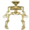 MORRIS COSTUMES Skeleton 36 Inch view 1