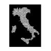 Trademark Fine Art Italy City Map I Canvas Art by Michael Tompsett, 18 by 24-Inch view 2