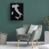 Trademark Fine Art Italy City Map I Canvas Art by Michael Tompsett, 18 by 24-Inch view 4