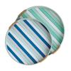 Shiraleah Summerville Round Decorative Tray, Ocean/Sea Foam, Set of 2 view 1