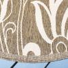 SAFAVIEH Washable Rug Outdoor Courtyard Collection - 7'10" Round, Brown & Natural, Non-Shedding & Easy Cleaning, Ideal for Patio, Backyard, Mudroom (CY2961-3009) view 4