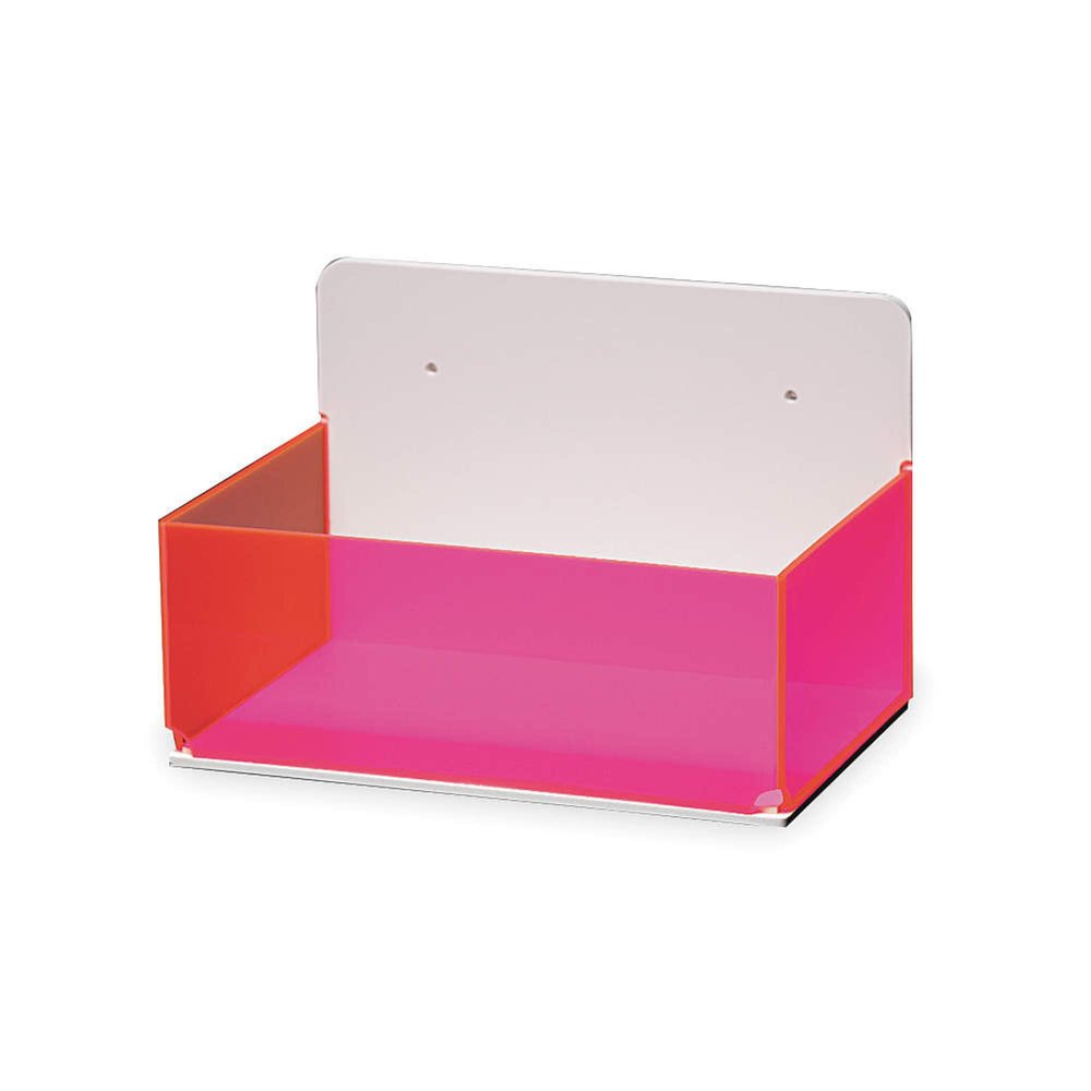 AK - 50081RED - Laboratory Organizer Box: 6 1/8 in Overall Wd, 5 7/8 in Overall Ht, 9 1/8 in Overall Lg, Acrylic