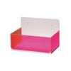 AK - 50081RED - Laboratory Organizer Box: 6 1/8 in Overall Wd, 5 7/8 in Overall Ht, 9 1/8 in Overall Lg, Acrylic view 1