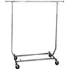 Commercial Grade Collapsible Rolling Garment Clothing Rack view 1
