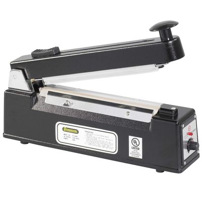 Aviditi 8" Impulse Manual Heat Sealing Bag Machine with Cutter for Closing Plastic Poly Bags and Tubing (1 Machine)