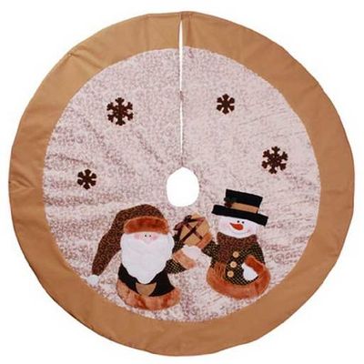 42'' Santa and Snowman Christmas Tree Skirt